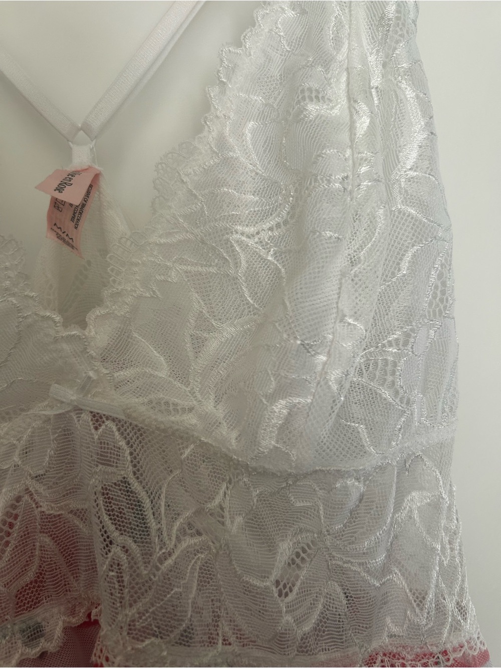 NWT Floral Lace Babydoll Chemise Nightdress Lingerie Slip Gown Intimates - Picture 11 of 12